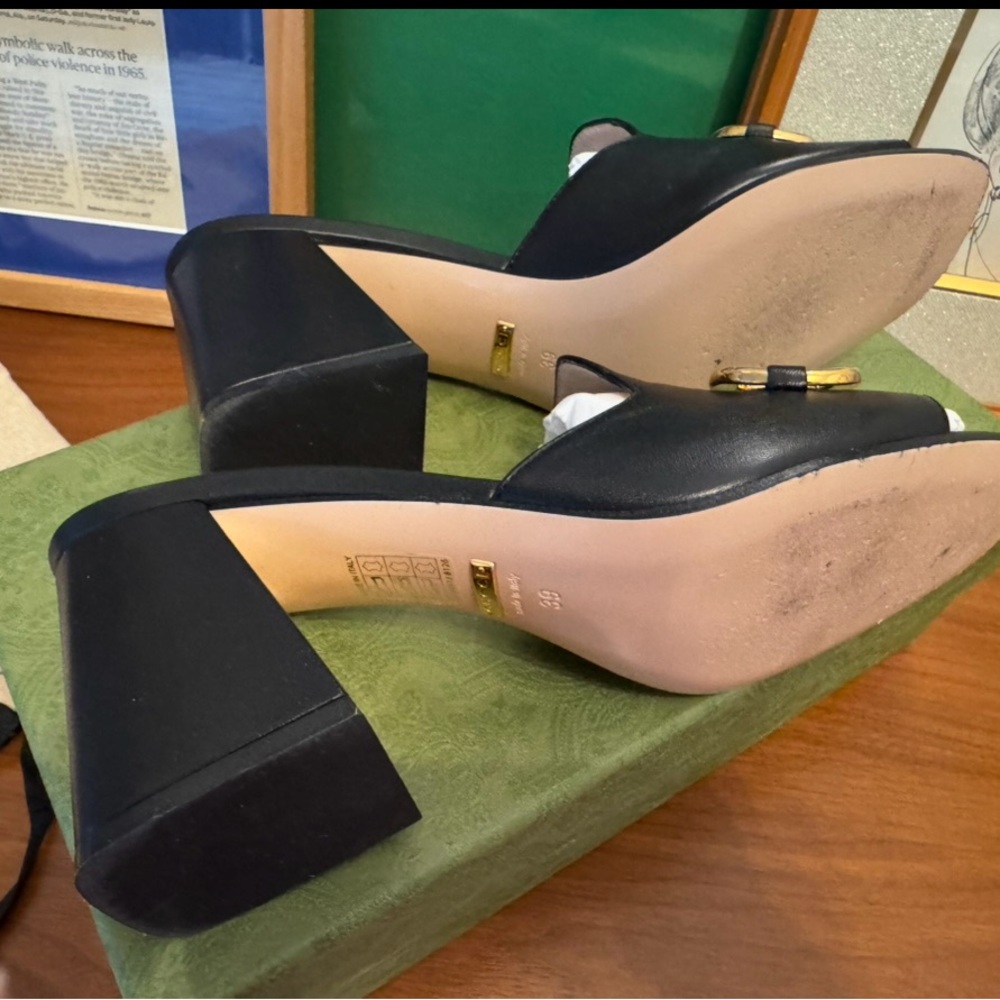 Authentic, Gucci Horsebit Sandals - image 4